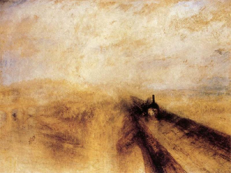 J.M.W. Turner Rain,Steam and Speed-The Great Western Railway Norge oil painting art